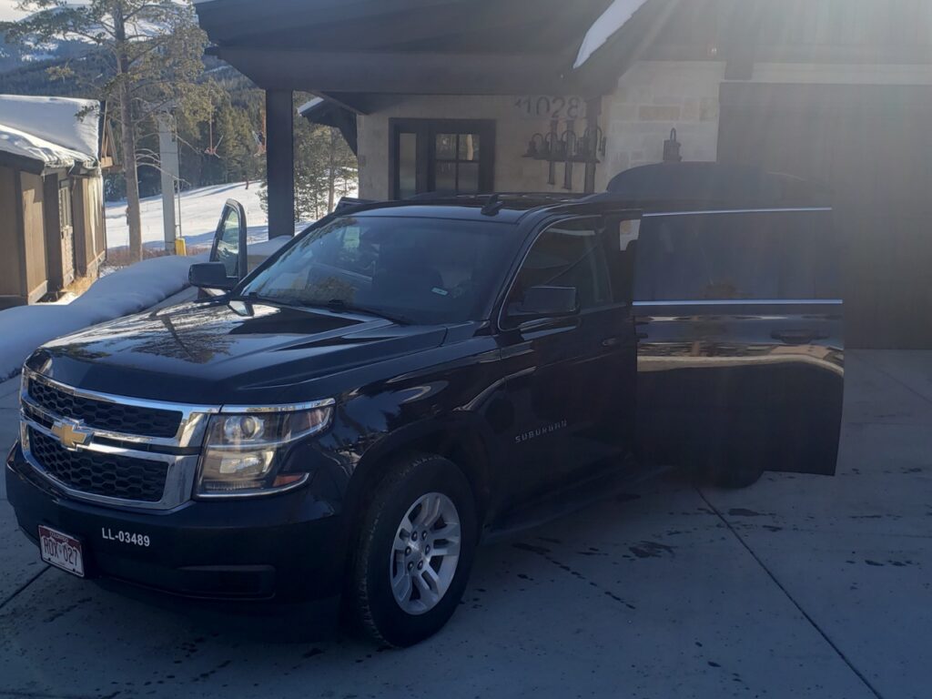 picking up a customer at Copper Mountain
