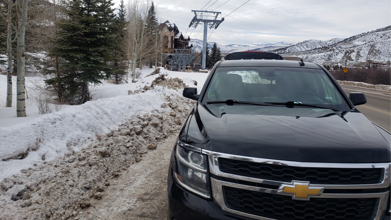 private SUV at Avon Colorado